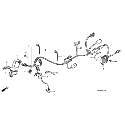 WIRE HARNESS (TRX300EX'07-)