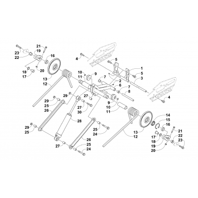 REAR SUSPENSION REAR ARM ASSEMBLY