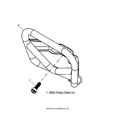 CHASSIS, BUMPER - A25YPA20A4 (49ATVBUMPER07PHX)