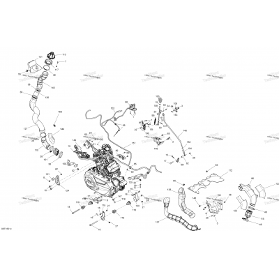 Engine And Engine Support - Xmr