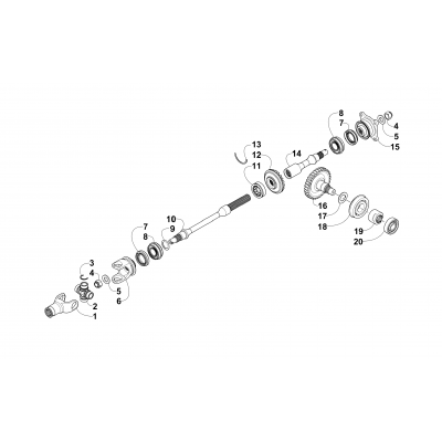 SECONDARY DRIVE ASSEMBLY