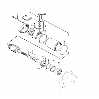 STARTER MOTOR ASSEMBLY