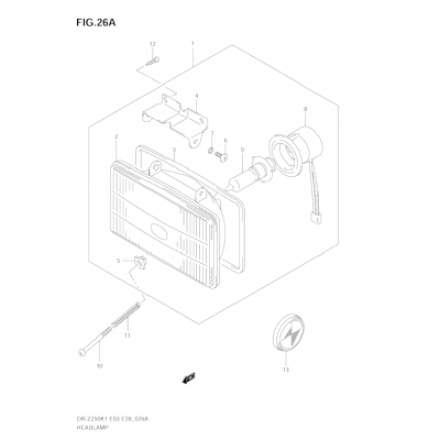 HEADLAMP (MODEL K2/K3/K4/K5)