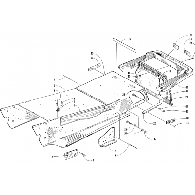 TUNNEL AND REAR BUMPER