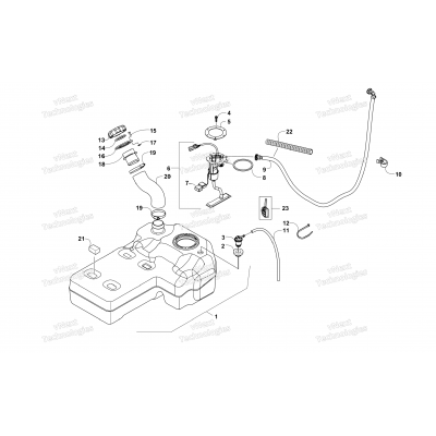 GAS TANK ASSEMBLY