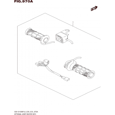 OPTIONAL (GRIP HEATER SET)