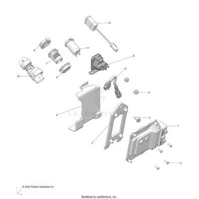 ELECTRICAL, SWITCHES, SENSORS and ECM - A25SHD57A9 (C102470)