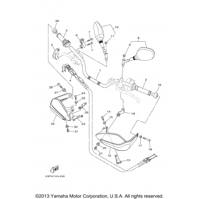 Steering Handle Cable