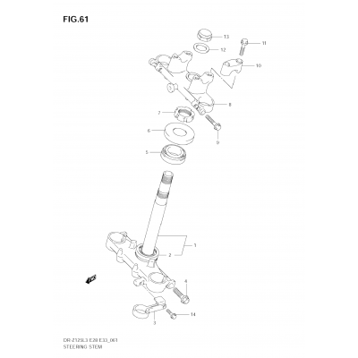 STEERING STEM (DR-Z125LL3 E33)