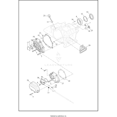 TRANSMISSION BEARINGS AND COVERS
