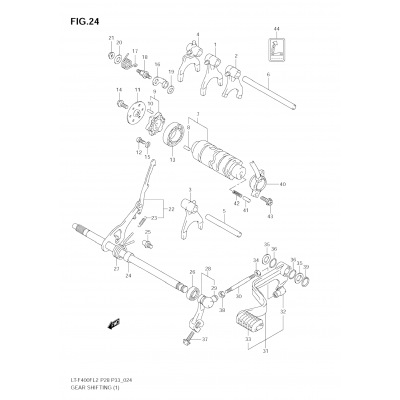GEAR SHIFTING (1) (LT-F400F E33)