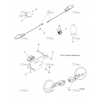 Electrical, Turn Signals, Horn And Mirrors