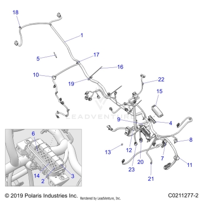 ELECTRICAL, MAIN WIRE HARNESS - A20SEA57L6/L7 (C0211277-2)
