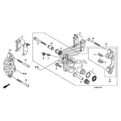 FRONT BRAKE CALIPER