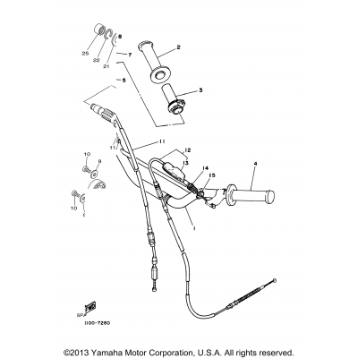 Steering Handle Cable