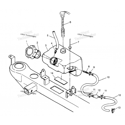 Oil Tank Assembly 2X4 400L