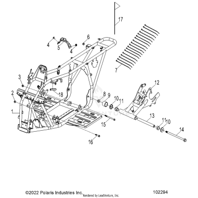 CHASSIS, FRAME - A25YKA11N1/N5 (102294)