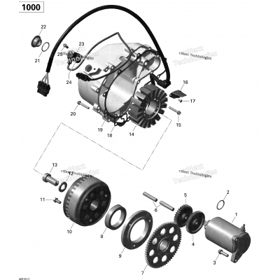 Magneto And Electric Starter