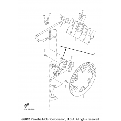 Rear Brake Caliper