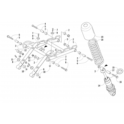 REAR SUSPENSION FRONT ARM ASSEMBLY