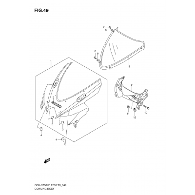 COWLING BODY (MODEL K8)