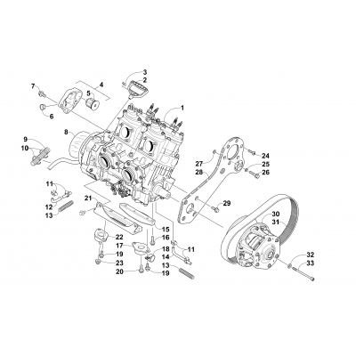 ENGINE AND RELATED PARTS