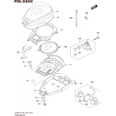 SPEEDOMETER (VL800L6 E33)