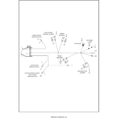 WIRING HARNESS, MAIN - FLHTCUTG (5 OF 9)