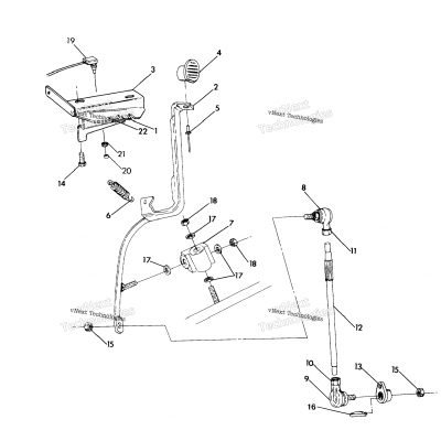 Shift Linkage Assembly 4X4updated 4/89