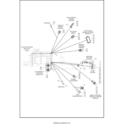 WIRING HARNESS, MAIN, ABS (3 OF 4)