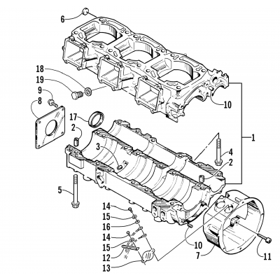 CRANKCASE ASSEMBLY