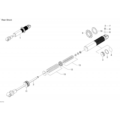 08- Rear Shocks - 800 E-TEC