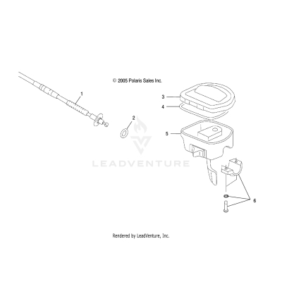 CONTROLS-THROTTLE ASM/CABLE - A06MH50AQ/AX/AY/AZ/AL/AT (4999200139920013B07)