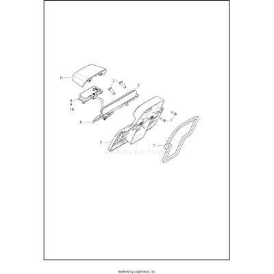 LICENSE PLATE LIGHT - FLTRT - CAL/CAN/DOM/ENG/HDI/JPN