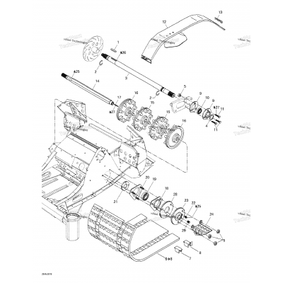 Drive Axle And Track