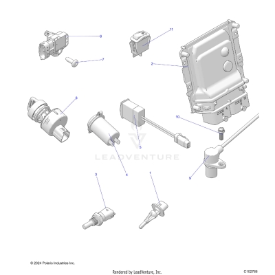ELECTRICAL, SWITCHES, SENSORS, ECU and CONTROL MODULES - A25SGE95AT (C102766)