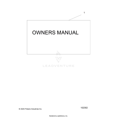 REFERENCES, OWNERS MANUAL and SETUP INFORMATION - A25YPA20A4 (102302)