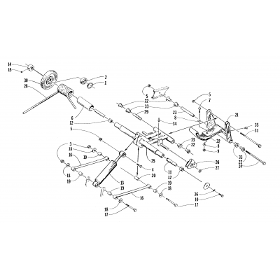 REAR SUSPENSION REAR ARM ASSEMBLY