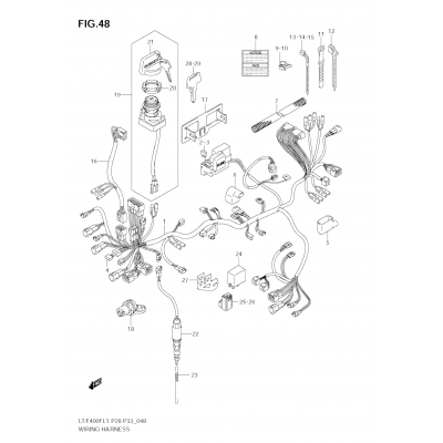 WIRING HARNESS (LT-F400FZL1 E28)