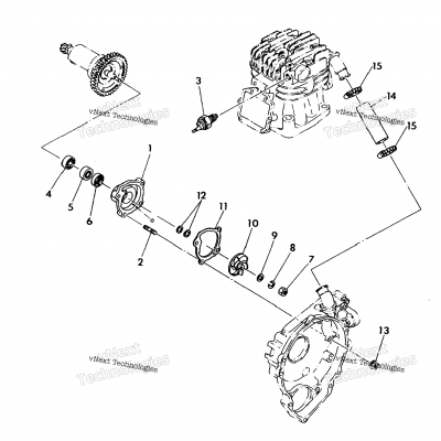 Water Pump Assembly 350 4X4 Update