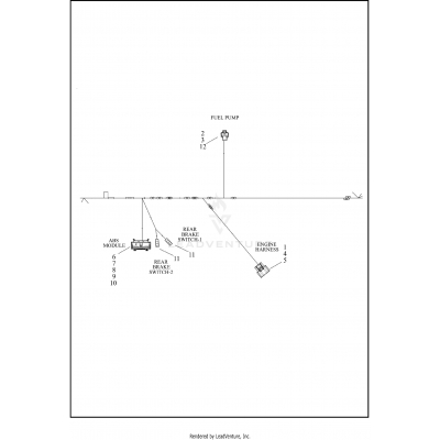 WIRING HARNESS, MAIN RH1250S (4 OF 6)