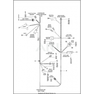 WIRING HARNESS, MAIN - ABS (2 OF 3)