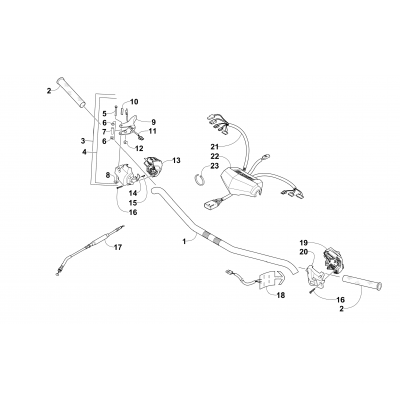 HANDLEBAR AND CONTROLS