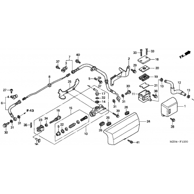 REAR BRAKE MASTER CYLINDER