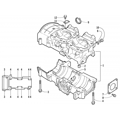 CRANKCASE ASSEMBLY