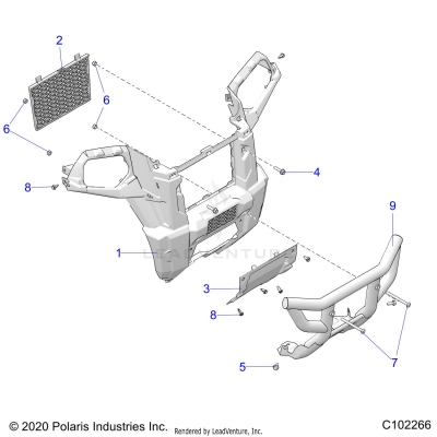 BODY, FRONT BUMPER - A25SVE95PG (C102266)