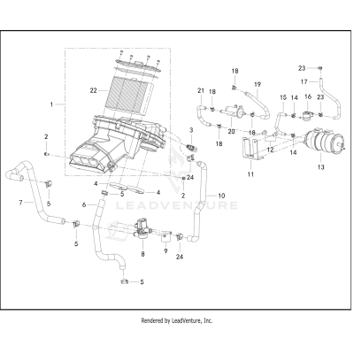 AIR CLEANER AND EVAPORATIVE EMISSIONS