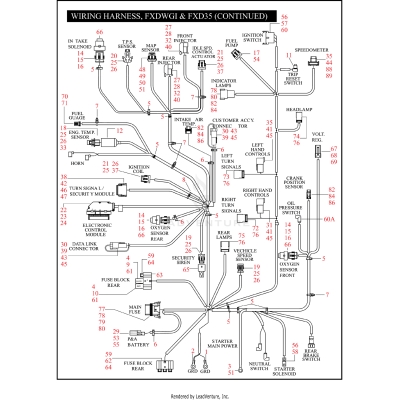 WIRING HARNESS, FXDWGI & FXD35 (CONTINUED)