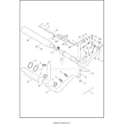 EXHAUST SYSTEM - FLD