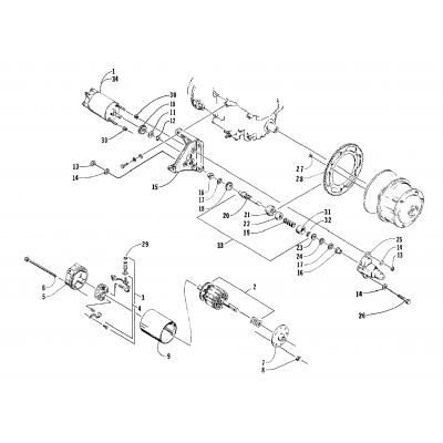 ELECTRIC START - STARTER MOTOR